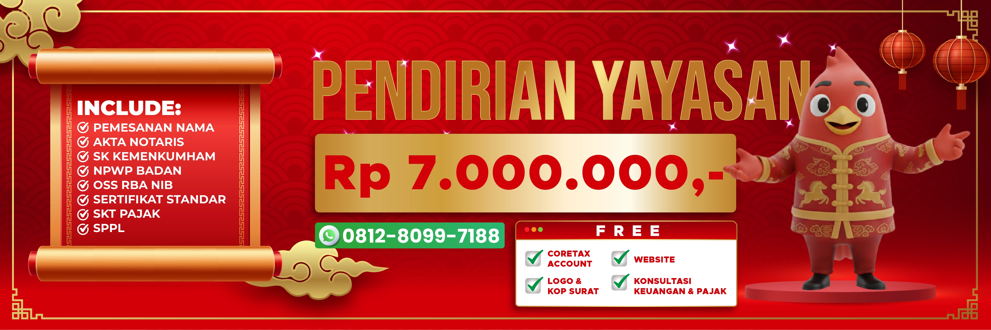 Pendirian Yayasan Lengkap